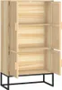 vidaXL Credenza 70x35x125 cm materiale a base di legno Anteprima dell’immagine prodotto 4