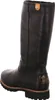 A black leather boot shown from the side. Voir les images du produit
