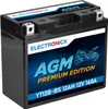 Electronicx YT12B-BS AGM Motorradbatterie 12V 12Ah 160A ▶ Produktbild-Vorschau 6