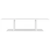 vidaXL Meuble TV mural blanc 103x30x26,5 cm Voir les images du produit 4