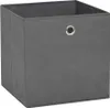 vidaXL Úložné boxy 10 ks. Netkané 28x28x28 cm Šedé Náhled obrázku produktu 1