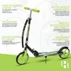 Habib Kickroller mit 205mm XXL Rädern | Klappbar: Grün Produktbild-Vorschau 4
