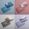 A collage of four different greeting cards with inspirational quotes and images, presented in a mock-up style. Produktbild-Vorschau