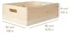 Creative Deco XL Grote Platte Houten Krat-Doos Kist, 40 x Productafbeelding-voorbeeld 2