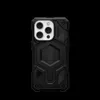 A black UAG Monarch protective case for an iPhone 14 Pro Max is shown against a black background. Podgląd zdjęcia produktu