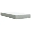 Boxspringbett mit Matratze Hellgrau 90x200 cm Samt Produktbild-Vorschau 6