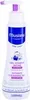 A white bottle with a pump dispenser, featuring blue and purple branding and text. Anteprima dell’immagine prodotto