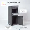SMART PARCEL BOX™ Velká poštovní schránka na balíky, zadní Náhled obrázku produktu 9