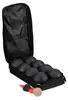 Relaxdays Boule-ballen, 8 metalen ballen, set met doelbal Productafbeelding-voorbeeld 1