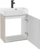 Badezimmer-Wandschrank mit Waschbecken 60x50cm Cashmere, Produktbild-Vorschau 2