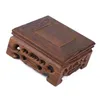 Houten voetstuk, 8x8x3,7 cm, vintage decoratie, Productafbeelding-voorbeeld 6
