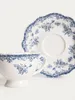 HOMLA Filiżanka ze spodkiem LOURRY porcelanowa granatowa Podgląd zdjęcia produktu 3