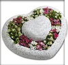 Pflanzschale Pflanzgefäss Herz Garten Blume Grab Produktbild-Vorschau 1