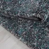 Teppich Wohnzimmer Hochflor Blau 120x170 Rechteck Meliertes Produktbild-Vorschau 5