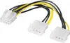 Power Kabel 2x 5.25 Stecker - PCI Express 8 pin Produktbild-Vorschau 1