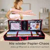 Geschenkpapier Aufbewahrungstasche 90 cm schwarz, Produktbild-Vorschau 6