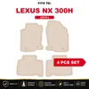 DURBAN Beige Velours-Fußmatten-Set für Lexus NX 200T Produktbild-Vorschau 17