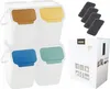 Go Practic Set von 4 Mülleimer Stapelbox | Produktbild-Vorschau 1