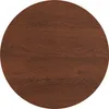 A circular wooden tabletop with a visible wood grain pattern. Produktbild-Vorschau