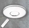 Plafon LED okrągły z pilotem LEON biały chromowany 68W Podgląd zdjęcia produktu 9