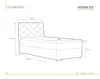 BOXSPRINGBETT Diamaro 90x200 cm mit Bettkasten und Topper - Produktbild-Vorschau 6