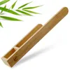 ECENCE Handtuchhalter Holz Bambus ohne Bohren Produktbild-Vorschau 1