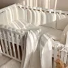 Babybettwäsche-Set 6 für Neugeborene, Milchweiß Produktbild-Vorschau 2