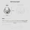 LED Feuchtraumleuchte Wannenleuchte T8 Röhre 840 Produktbild-Vorschau 7