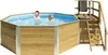 Aufstellpool Holzpool-Set Weka 593 B rund Ø 397x116 cm Produktbild-Vorschau 1