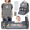 Mamas Rucksack Organizer Tasche Wickeltisch Kinderbett Produktbild-Vorschau 2