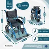 Mobiclinic Sedia a rotelle pieghevole Sedia a rotelle Anteprima dell’immagine prodotto 2