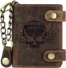 GREENBURRY Geldbörse Vintage Wallet With Chain Brown Skull Produktbild-Vorschau 26