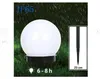 Verk 12285 Lampe solaire de jardin boule blanche, 10 cm, Voir les images du produit 4