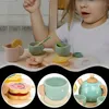Kinder Holz Tee Set Kaffee Service Spielzeug Mit Tablett Produktbild-Vorschau 4