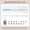 Mobile TV lucido Merax con LED, mobile TV basso con inserto Anteprima dell’immagine prodotto 8