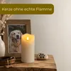 LED Kerze mit Timerfunktion Echtwachskerze mit Batterie Produktbild-Vorschau 5