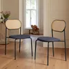 ProximaX Esszimmerstühle im 2er-Set, Rattansitz, stabile Produktbild-Vorschau 1