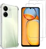 A clear product shot of a phone case and screen protectors. Anteprima dell’immagine prodotto