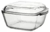 Borcam Backform quadratisch mit Glasdeckel, Ofen & Airfryer Produktbild-Vorschau 3