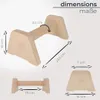 Poignées de pompes CAWI - Poignées ergonomiques en bois Voir les images du produit 2