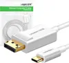 UGREEN 40420 USB Typ C/DP kabel 1.5m bílý Náhled obrázku produktu 13