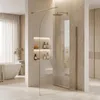 Sprchová Zástěna Rea Heaven 90 Walk-In Štětec Zlato Náhled obrázku produktu 3