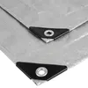 Vayox Abdeckplane 3x4m Silber 120g/m² | Gewebeplane Produktbild-Vorschau 10
