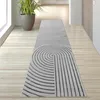Tappeto moderno con motivi ad arco, colore grigio - Anteprima dell’immagine prodotto 1