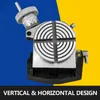 Głowica dzieląca VEVOR Stół obrotowy 100 mm Stół dzielący Podgląd zdjęcia produktu 2