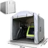 NovaTerra Fahrrad-Garage, anthrazit 120 x 176 x 163 cm Produktbild-Vorschau 3