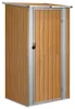 vidaXL Gartenhaus Braun 118,5x97x209,5 cm Verzinkter Stahl Produktbild-Vorschau 1