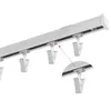 Deckenvorhangschiene 400 cm - weiß - aus Aluminium - mit Produktbild-Vorschau 1