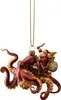 Weihnachts-Oktopus-Ornament, Küsten-Weihnachtsbaumschmuck, Produktbild-Vorschau 8