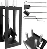 DanDiBo Set caminetto moderno nero 5 pezzi 96572 Set Anteprima dell’immagine prodotto 1